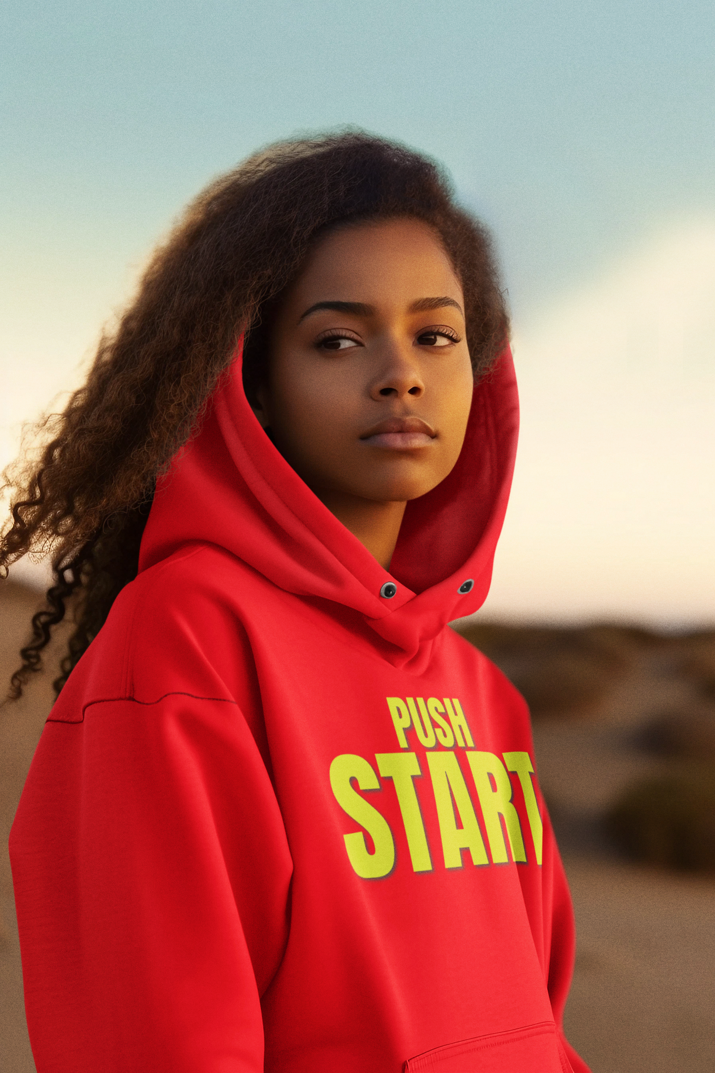 Premium 'Push Start AND GO' Hoodie in Three Bold Colors