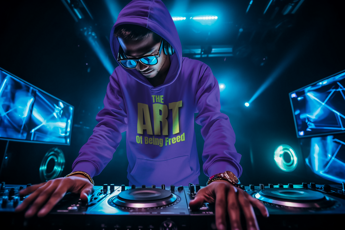Exclusive Limited Edition: The Art of Being Freed Premium Fleece Hoodie
