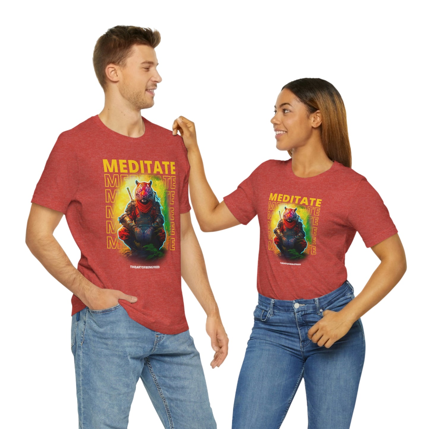 Meditating Ninja Tiger T-Shirt