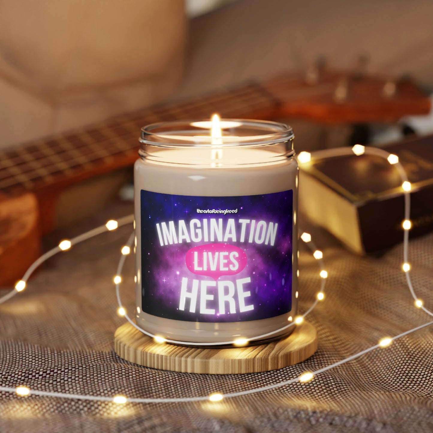 The Art of Being Freed Scented Candle (White Sage+Lavendar)