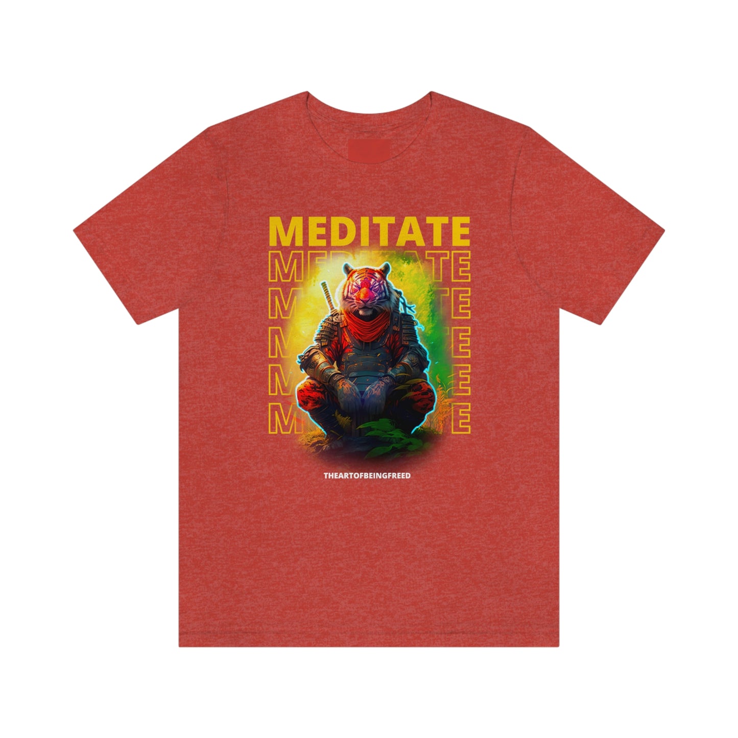 Meditating Ninja Tiger T-Shirt