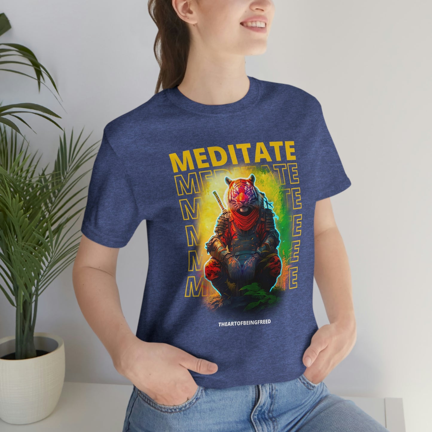 Meditating Ninja Tiger T-Shirt