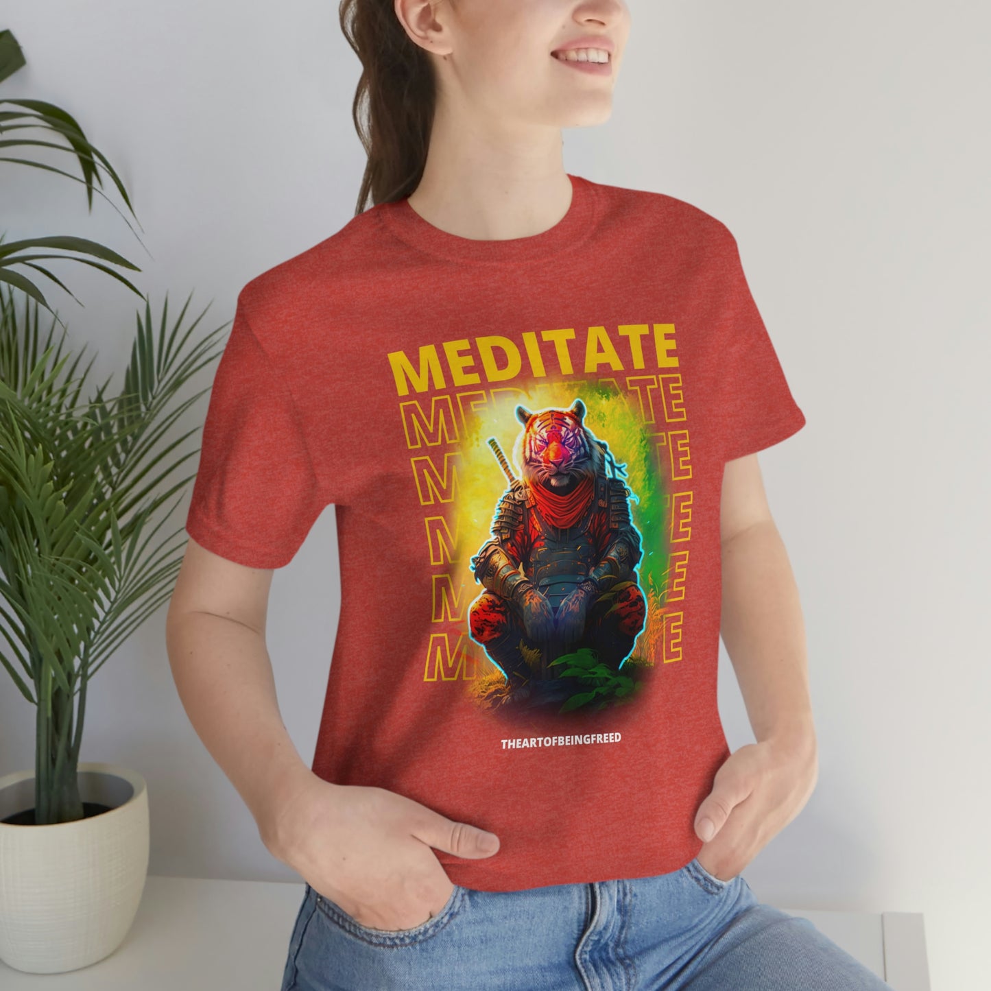 Meditating Ninja Tiger T-Shirt