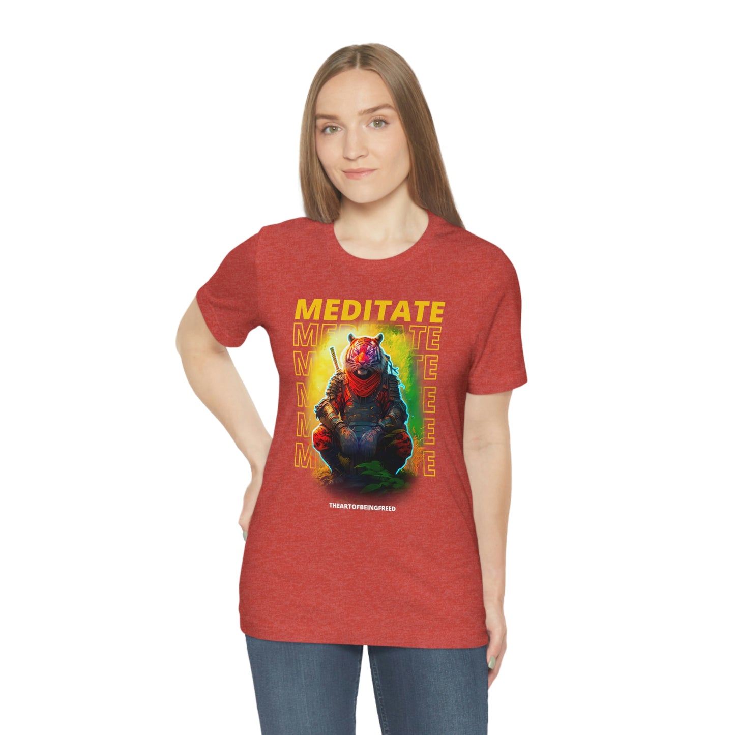 Meditating Ninja Tiger T-Shirt