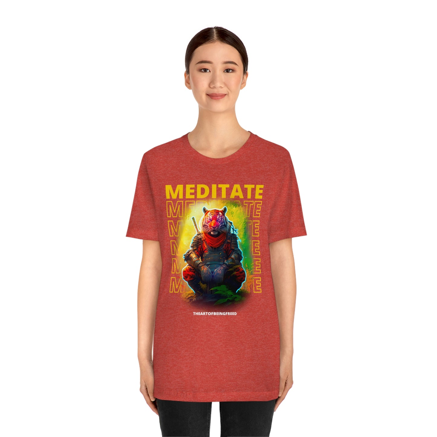Meditating Ninja Tiger T-Shirt