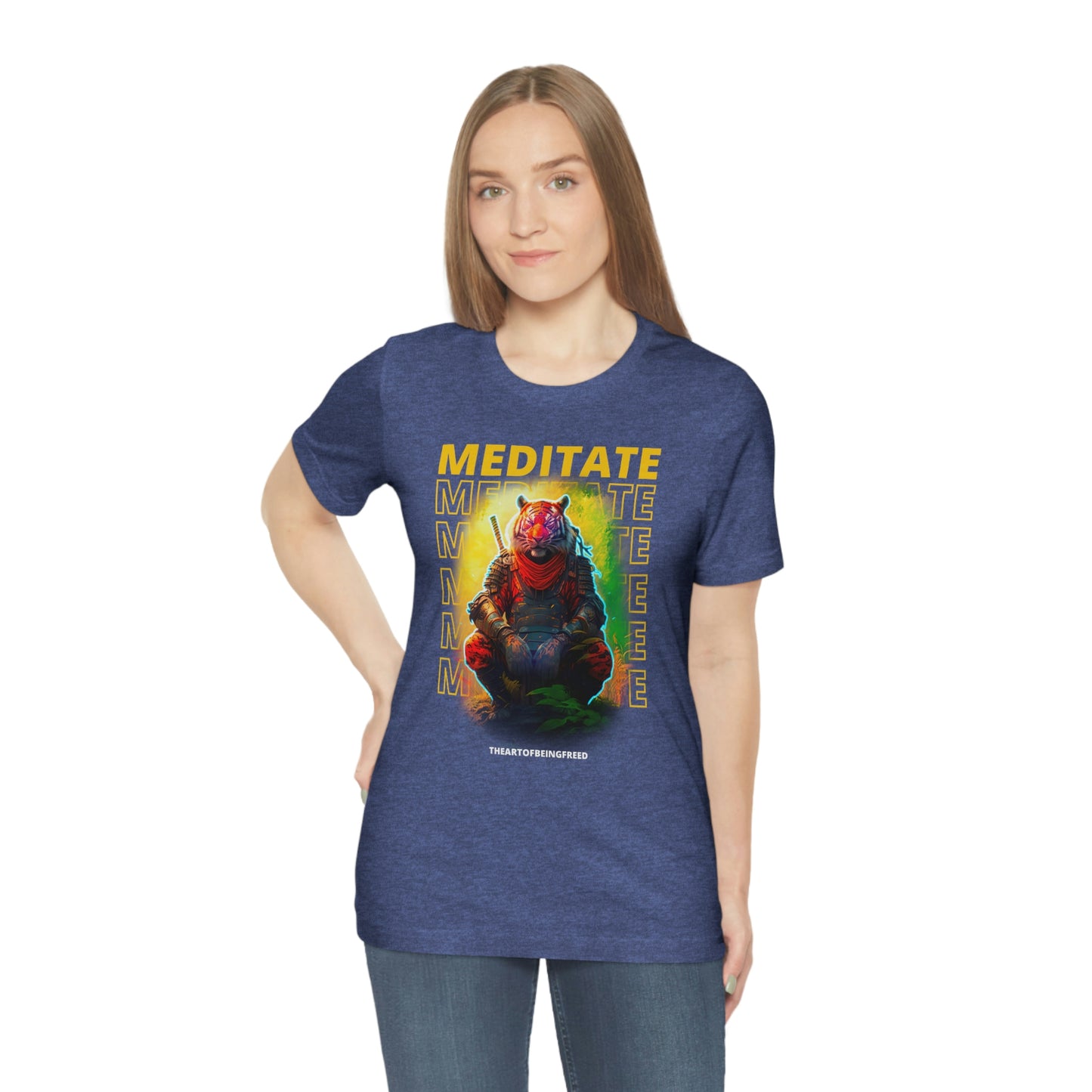 Meditating Ninja Tiger T-Shirt