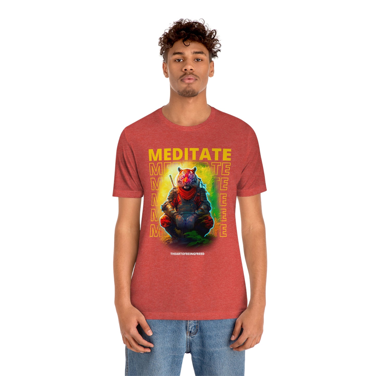 Meditating Ninja Tiger T-Shirt