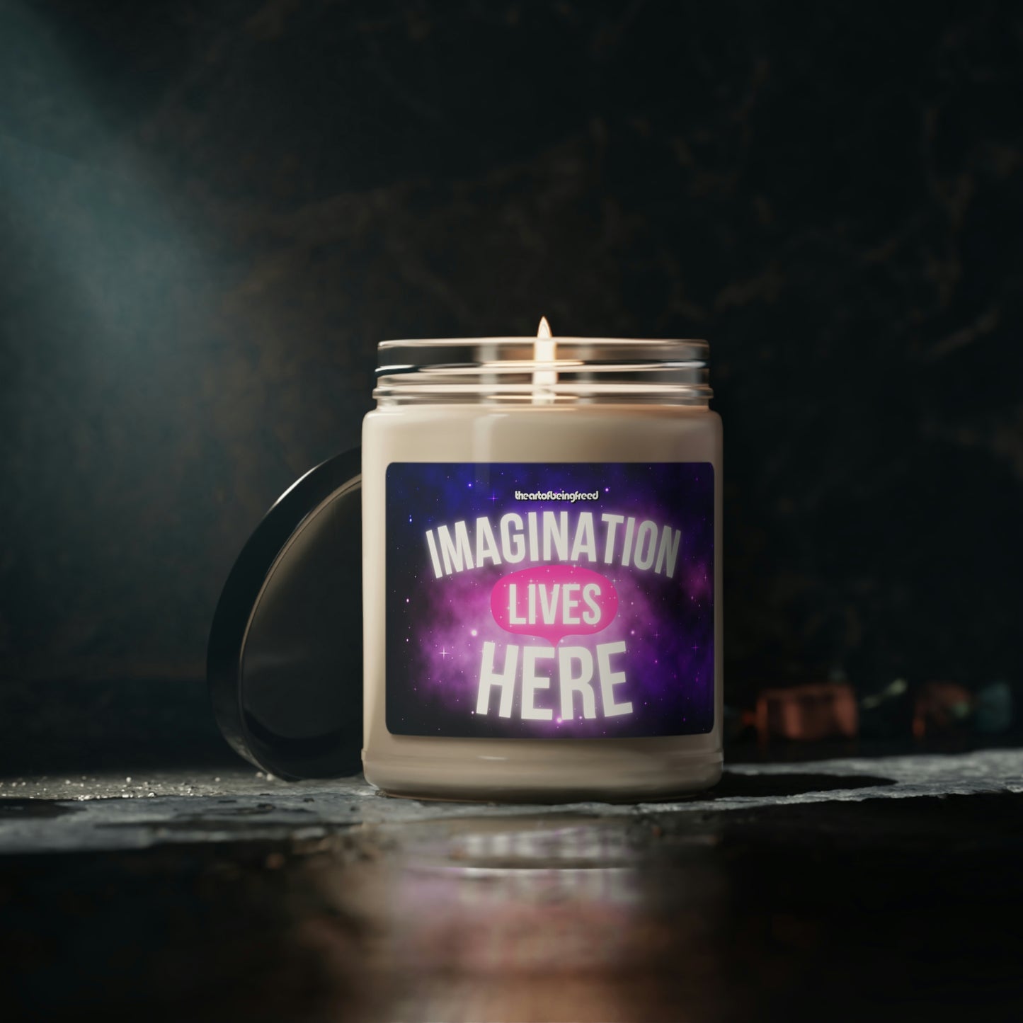 The Art of Being Freed Scented Candle (White Sage+Lavendar)