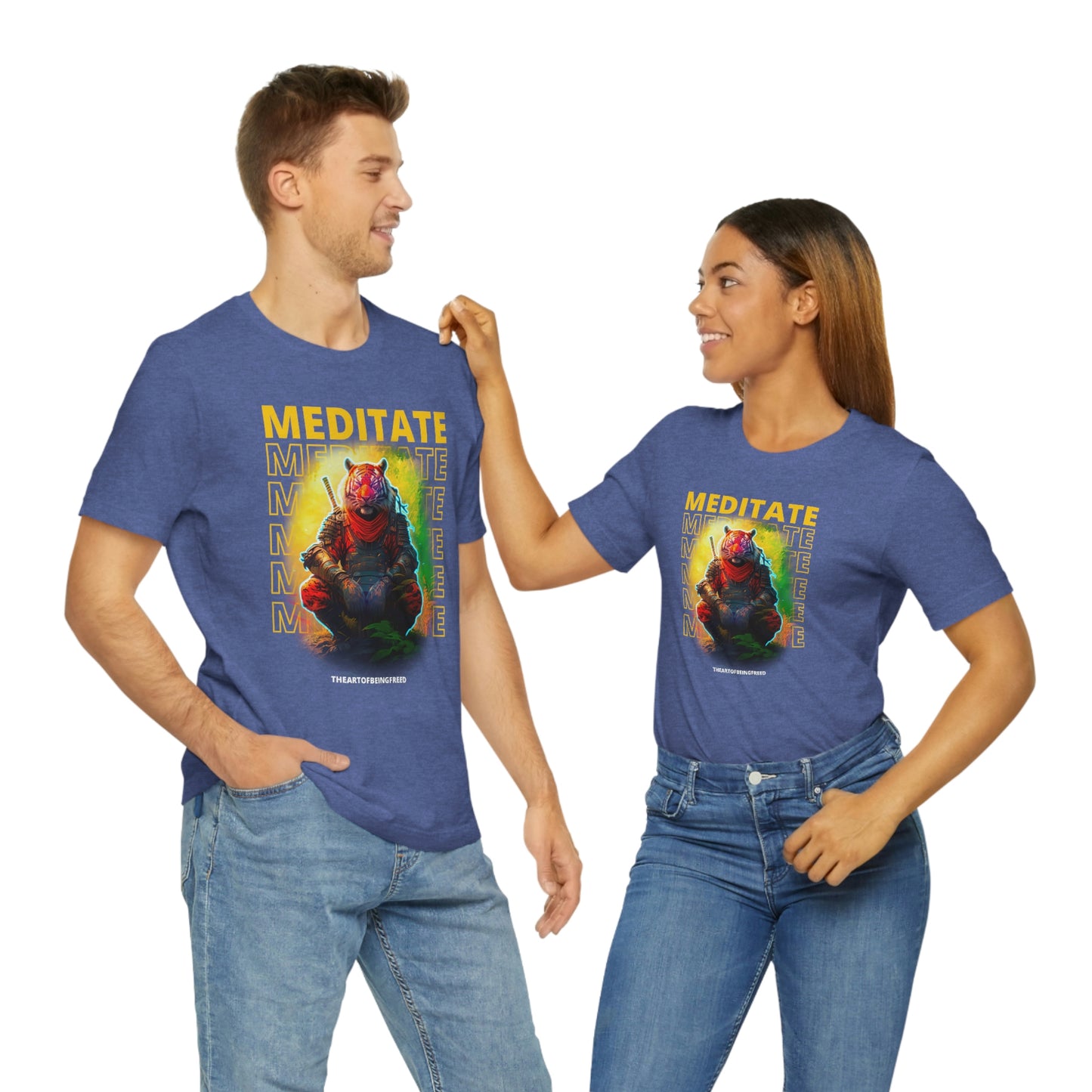 Meditating Ninja Tiger T-Shirt