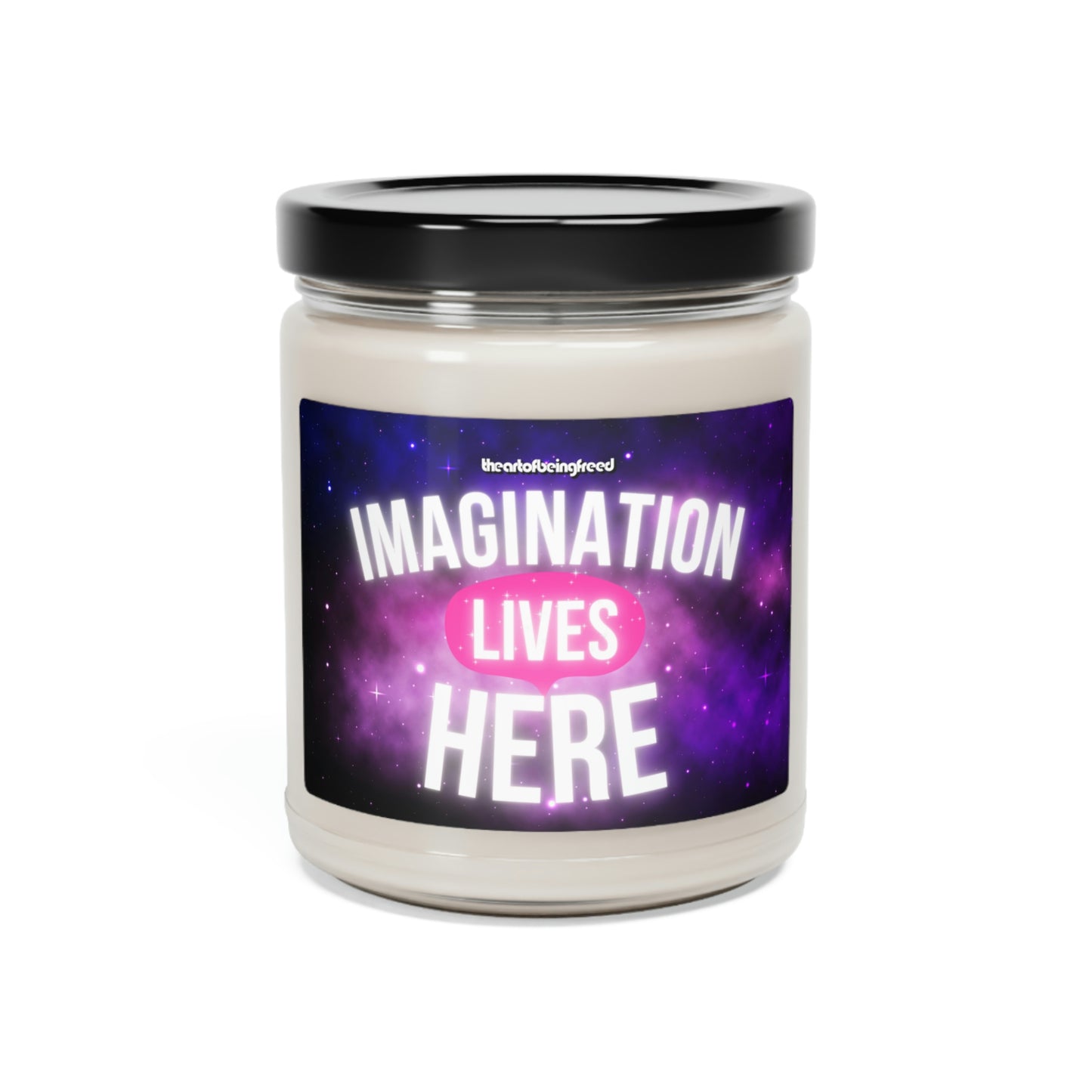 The Art of Being Freed Scented Candle (White Sage+Lavendar)