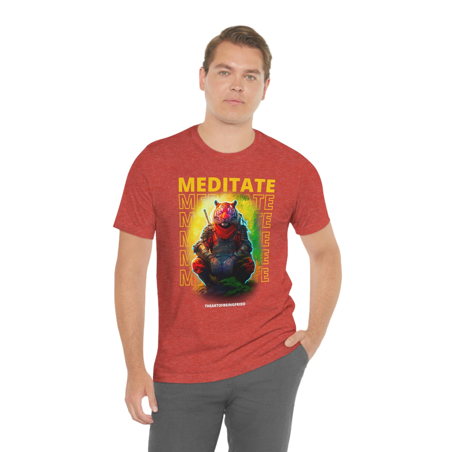 Meditating Ninja Tiger T-Shirt